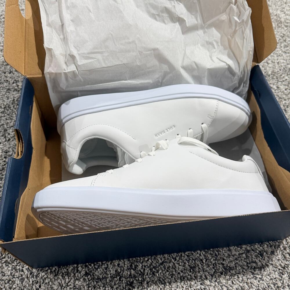 New in Box, Cole Haan White Grand Crosscourt Traveler Sneaker, Women's Size 10 - Picture 3 of 8